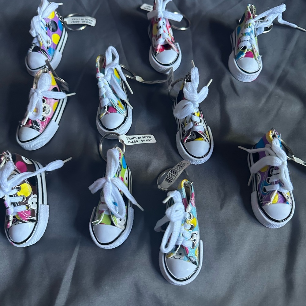Colorful Sneakers Key chains (10 in total)